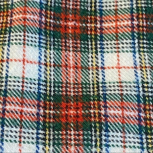 SEARS SPORTSWEAR Vintage Made in Hong Kong Plaid Button Down Shirt - Picture 7 of 13